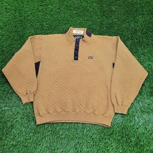 Vintage 90s MOD Sweater Large 21x24 Brown